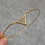 Triangle Bangle Bracelet